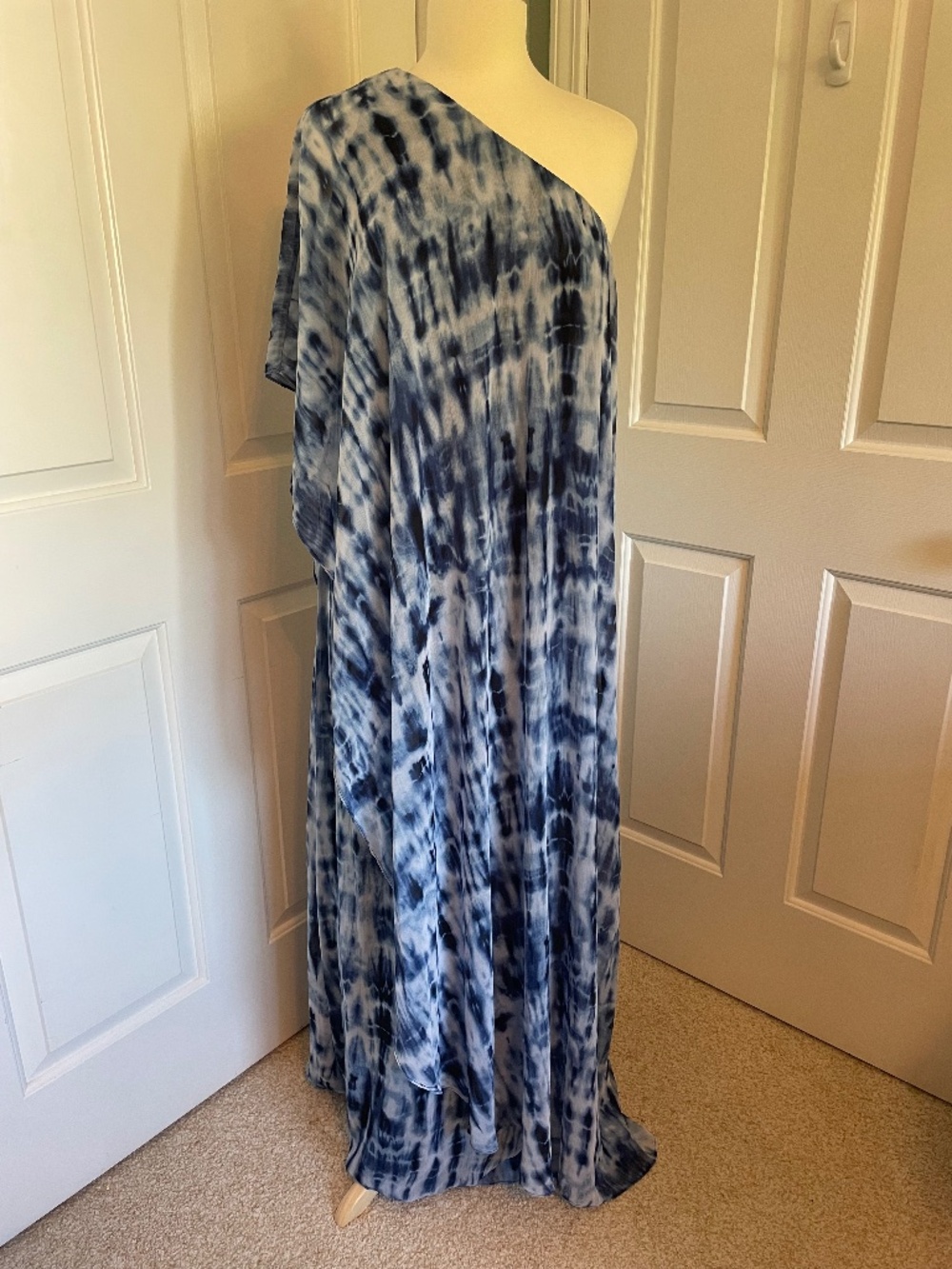 NWT Lauren by Ralph Lauren Flowy Single Shoulder Maxi Dress - Size 10